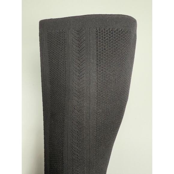 Aetrex Belle Knit Tall Boots Womens Size 38 US 7.5-8 Solid Black Stretch - Picture 7 of 10